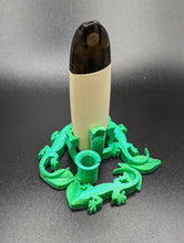 Load image into Gallery viewer, Vape stand holder accessory - VapeNprop DUO Green Gecko