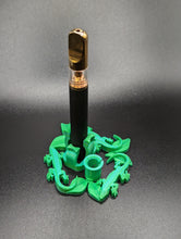 Load image into Gallery viewer, Vape stand holder accessory - VapeNprop DUO Green Gecko