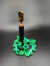 Load image into Gallery viewer, Vape stand holder accessory - VapeNprop DUO Green Gecko