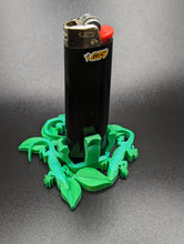 Load image into Gallery viewer, Vape stand holder accessory - VapeNprop DUO Green Gecko