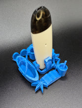 Load image into Gallery viewer, Vape stand holder accessory - VapeNprop Summer Sesh Blue